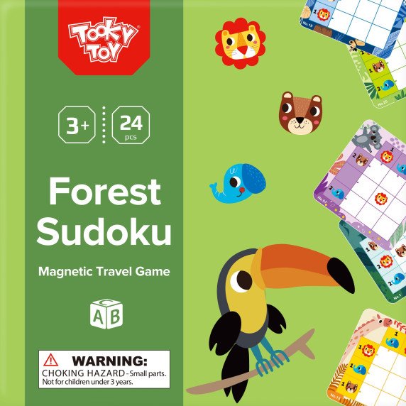 TOOKY TOY Sudokų žaidimas vaikams miško versija