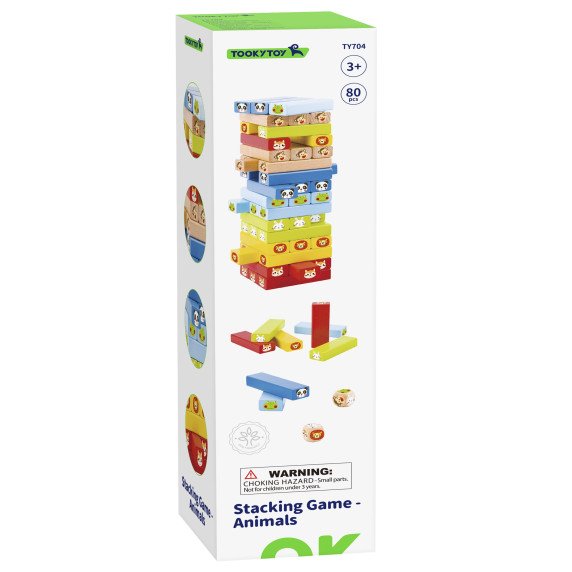 TOOKY TOY Gyvūnų Žaidimų Salė 82 vnt.