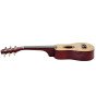 Viga medinis gitara vaikams, natūrali, 21 colių, 6 stygos