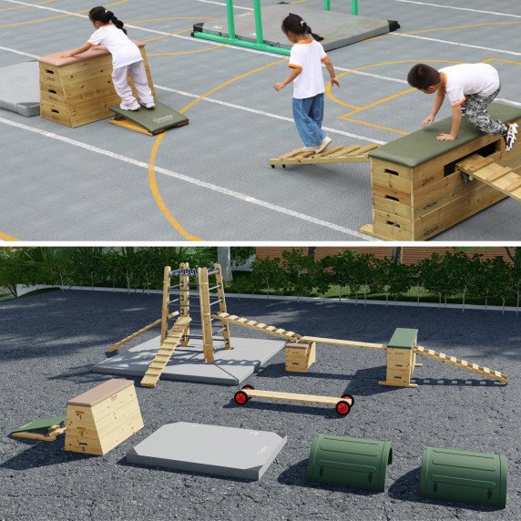 KLASIKINIS PASAULIO EDU medinis trampolininis gimnastikos lenta Certificates