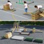 KLASIKINIS PASAULIO EDU medinis trampolininis gimnastikos lenta Certificates