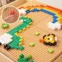 MASTERKIDZ Medinis edukacinis stalas + STEM SIENOS AKSESUARAI + 135 Blokai