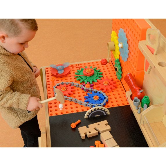 MASTERKIDZ STEM darbo stalo priedų rinkinys (111 vnt.)