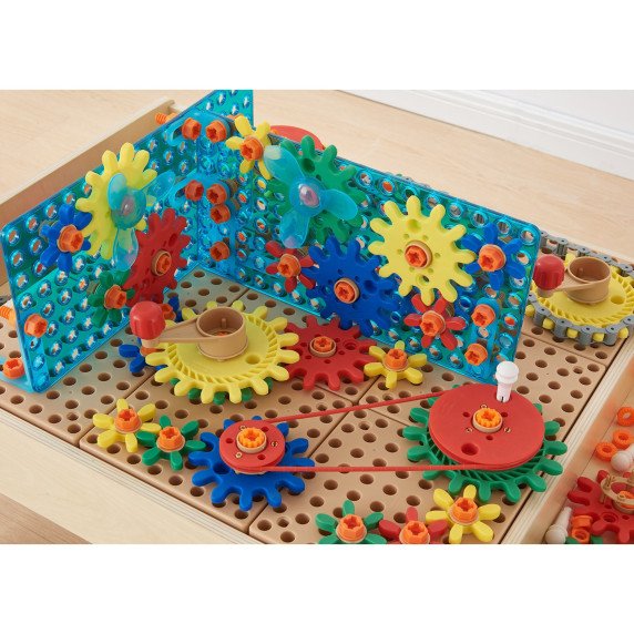 MASTERKIDZ Sumaišytų Ratu Priedų Rinkinys STEM Sienos Skydams, 198 vnt.