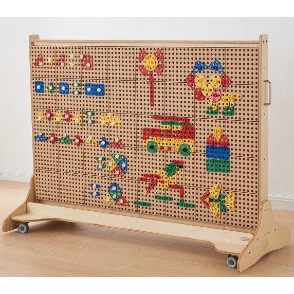 MASTERKIDZ Geometrinių figūrų konstruktorius STEAM sienų panelėms (260 vnt.)