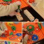 MASTERKIDZ Medinis STEAM darbastalis su priedais (85 x 50 cm)