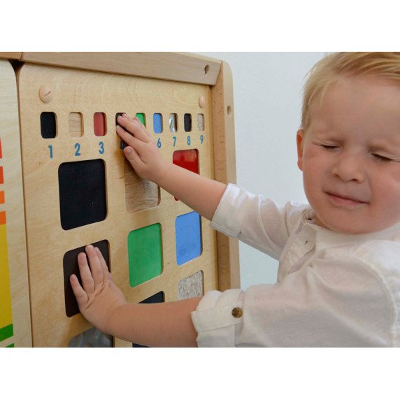 MASTERKIDZ Taktilinė tekstūrų pažinimo lenta