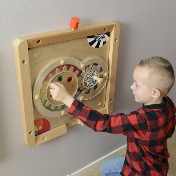 MASTERKIDZ Rankų koordinacijos lavinimo lenta su krumpliaračiais