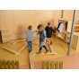MASTERKIDZ Balanso treniruotės medinis pojūčių takas