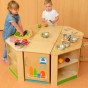 MASTERKIDZ Balta spintelė su praustuvu