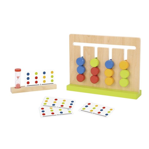 TOOKY TOY Loginė žaidimo laikas Puzzle Colors 30 Modeliai 18 vnt.
