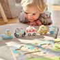 TOOKY TOY Mediniai Montessori galvosūkiai Transporto priemonės Automobiliai Lėktuvas Laivas Miestas Atitikimas Formos