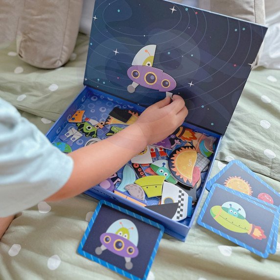TOOKY TOY Magnetinis galaktikos puzzle
