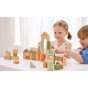 VIGA PolarB Mediniai Kubai Montessori Kubai Gyvūnai 50 vnt.