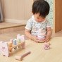 VIGA PolarB medinis piramidės + smūginis su plaktuku rinkinys Montessori lapė