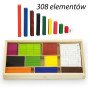 VIGA mediniai mokomieji lazdelės matematiniai Cuisenaire blokai