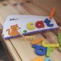 TOOKY TOY Montessori abėcėlinis galvosūkis, mokymasis raidžių, žodžių, gyvūnų, 57 vnt.