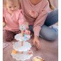 TOOKY TOY Saldainių lėkštė iš medžio stendo kupcakes pyragai