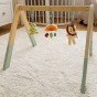 TOOKY TOY Kūdikio gimnastikos stovas su 3 minkštutėmis pakabučių