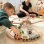 TOOKY TOY Mediniai Magnetiniai Vežimėliai