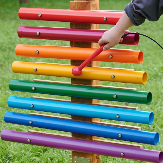 MASTERKIDZ Spalvotas muzikos bokštas - vamzdiniai skambučiai ksilofonai