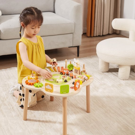 VIGA PolarB Edukacinis stalo veiklų piramidės simboliai Montessori jutimo produktyvūs.