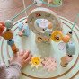 Medinis Montesori veiklos stalas „TOOKY TOY“ su variklinėmis ritinėlių juostomis