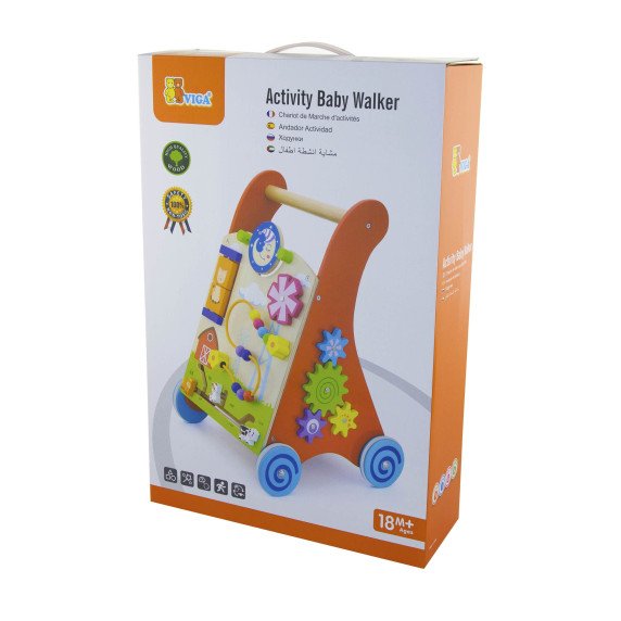 Viga toys Mokomasis Pasivaikščiojimo Vežimėlis vaikams Montessori'ai