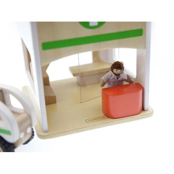 MASTERKIDZ Mini Ligoninės Medinis Modelis Rinkinys