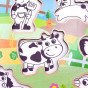 TOOKY TOY Medinis Montesori galvosūkis „Fermos“ su derinimo smeigtukais
