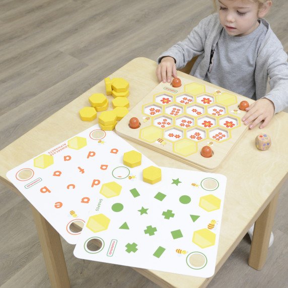 MASTERKIDZ Montessori Bitės ir Bičių Švietimo Lentos Atminties Mokymosi Žaidimas