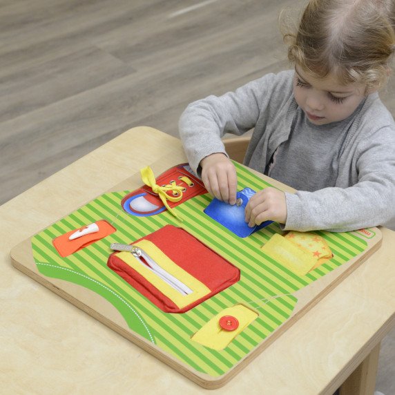 MASTERKIDZ Edukacinė lentelė įgūdžių mokymui Montessori drabužiai