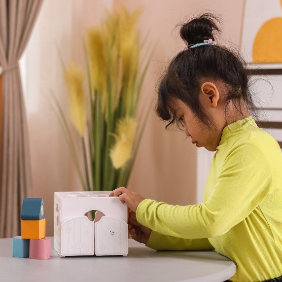 VIGA PolarB mokomieji rinkikliai su rudenėjančiais Montessori kaladėlės