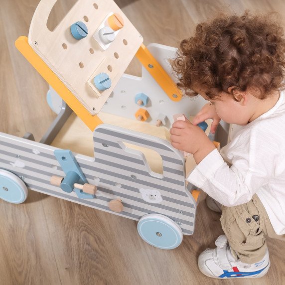 VIGA PolarB Medinių Automobilį su Įrankiais DIY Dirbtuvės Automobilis
