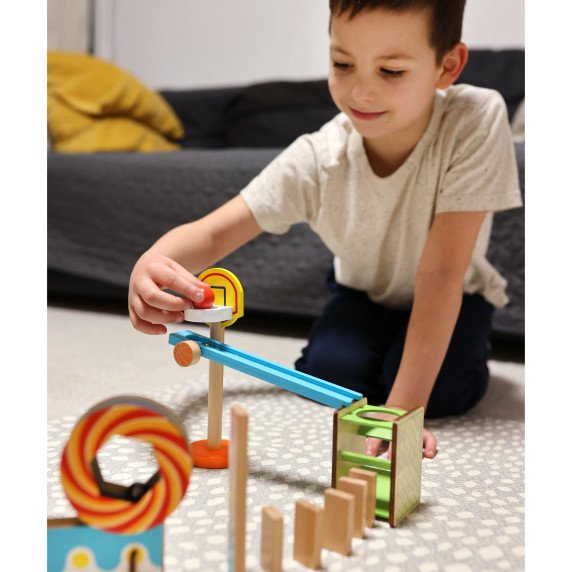 TOOKY TOY Domino kamuolių trasa