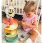 Tooky Toy Medinis kamuolių žaidimų takelis su gyvūnais Spiralės kamuolių takelis + 4 kamuoliai