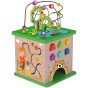 TOOKY TOY Edukacinis Kubas su Rūšiavimo Labyrintu ir Susipynusiais Gyvūnais