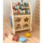 TOOKY TOY Kosminis Raketų Veiklos Rūšiavimo Medinis Labirintas