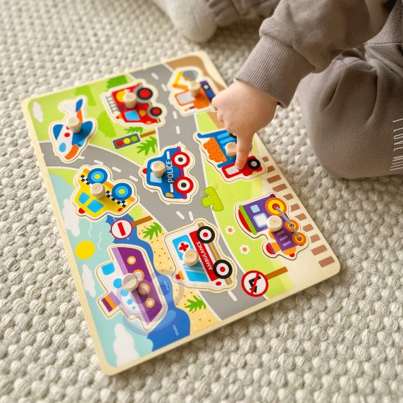TOOKY TOY medinis Montessori galvosūkis 