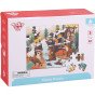 TOOKY TOY puzzle su maišeliu Alpiniški gyvūnai ir kraštovaizdis 49 d.