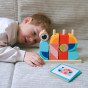 TOOKY TOY Kūrybinis medinis 3D kosmoso blokų krabas