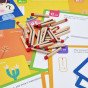 TOOKY TOY Medinis Montesori galvosūkis Loginė žaidimų galvosūkiai Magnetiniai deriniai vaikams 58 vnt.