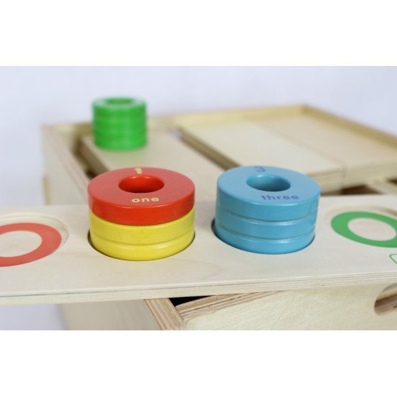 MASTERKIDZ Montessori spalvų ir dydžių mokymosi žaidimas