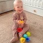 TOOKY TOY dėžutė XXL Montessori edukacinė 6in1 pojūčių dėžė 13-15 mėn.