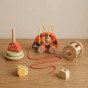 TOOKY TOY „Mergaitės vaikštantis paukštėlis“ 3 į 1 vystymosi žaidimų rinkinys