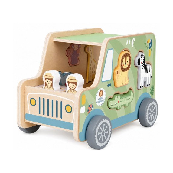 TOOKY TOY Safari veiklos kubas automobilis