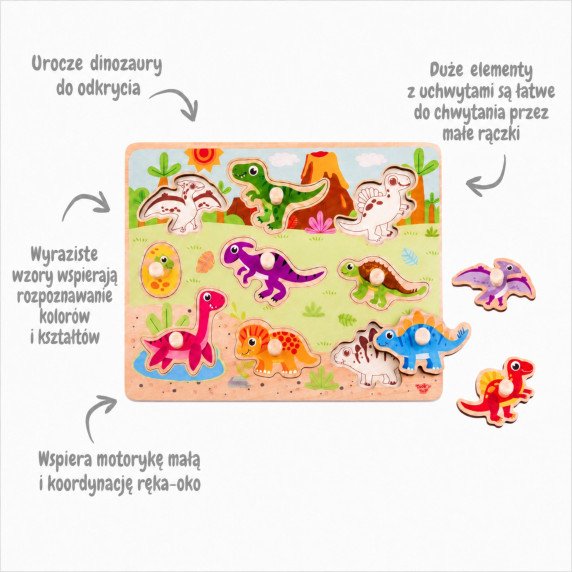 TOOKY TOY Medinis Montesori gyvatės formų galvosūkis