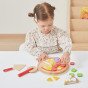 VIGA Medinis Picos Pjaustytuvas Virtuvės Rinkinys 27 Dalys Vaikams nuo 18 mėn.