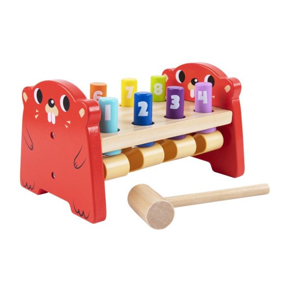 TOOKY TOY Spalvingas medinis smuikavimo žaislas