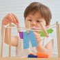 VIGA Medinis skalbinių rinkinys Drabužių džiovintuvas Drabužių spaustuvai Montessori 27 vnt.
